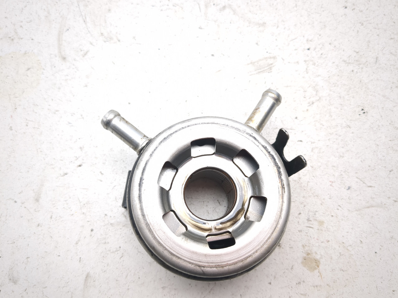ひー 03 04 Kawasaki Ninja ZX6 ZX 636 Heat Exchanger Oil Cooler