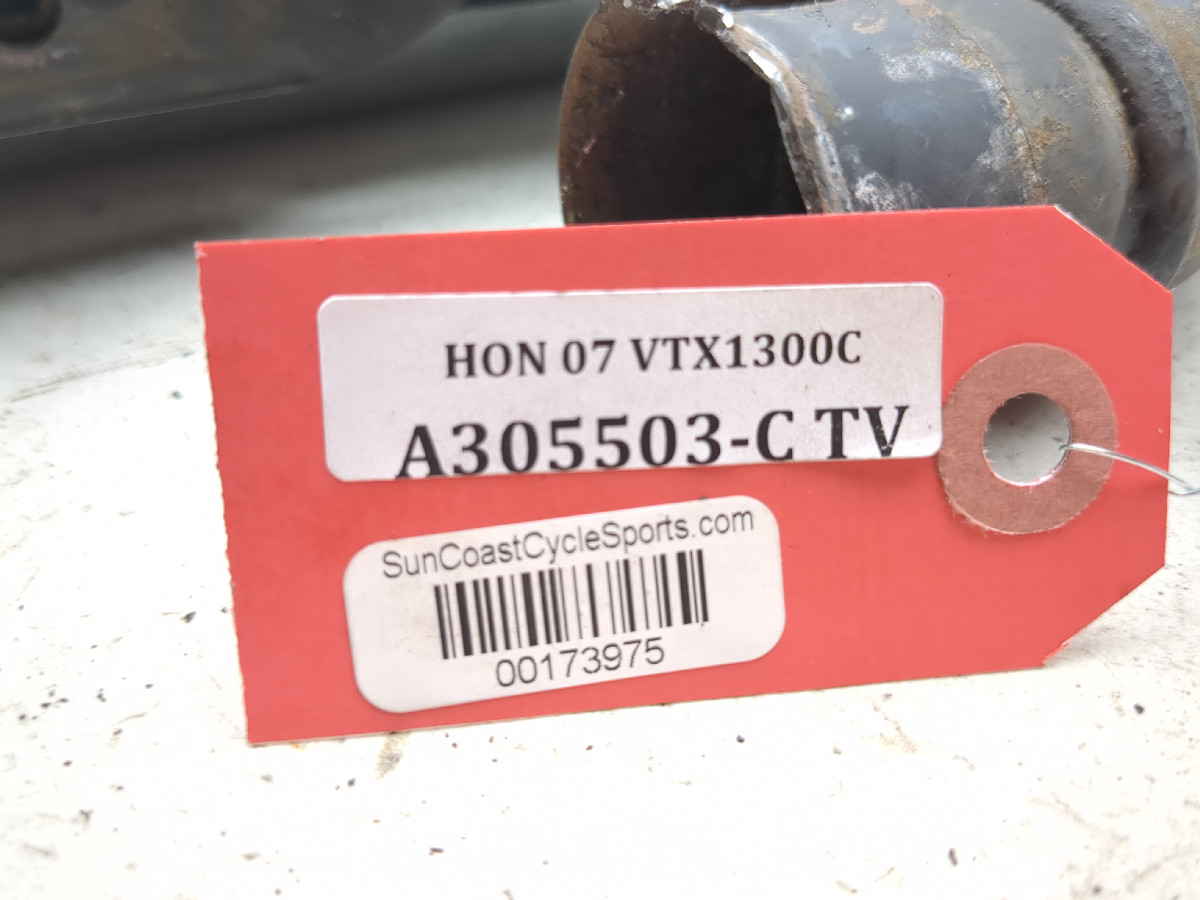07 Honda VTX1300C VTX 1300 Chrome Exhaust Muffler Silencer Can B