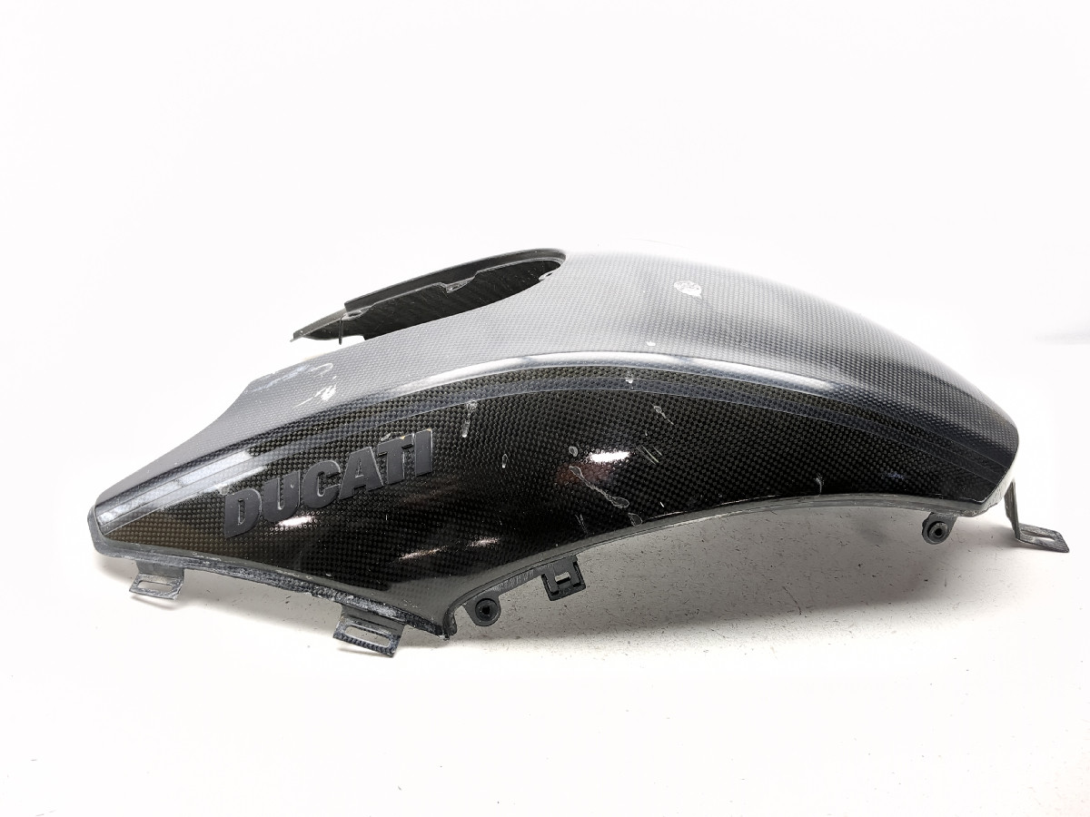 11-15 Ducati Diavel Petrol Gas Tank Fairing Cover Panel Carbon