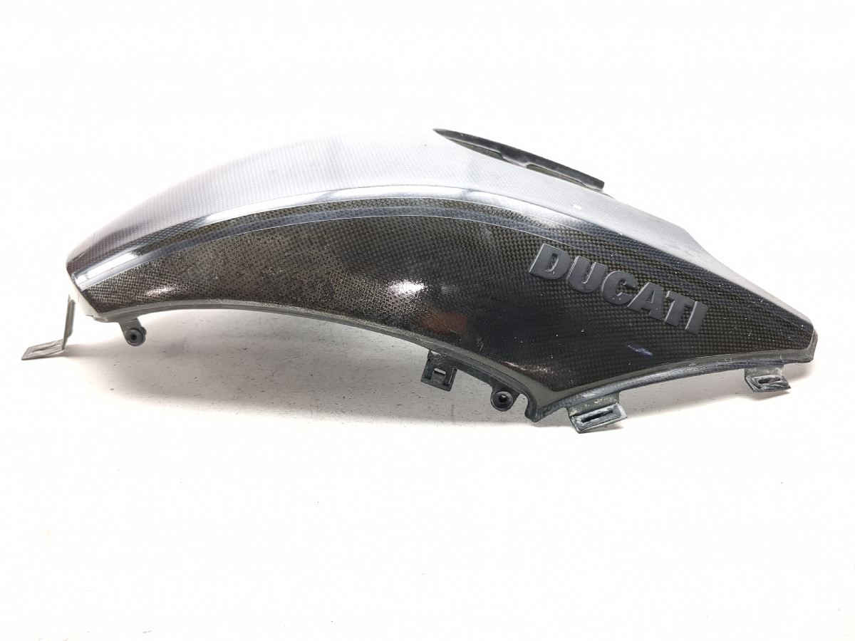11-15 Ducati Diavel Petrol Gas Tank Fairing Cover Panel Carbon