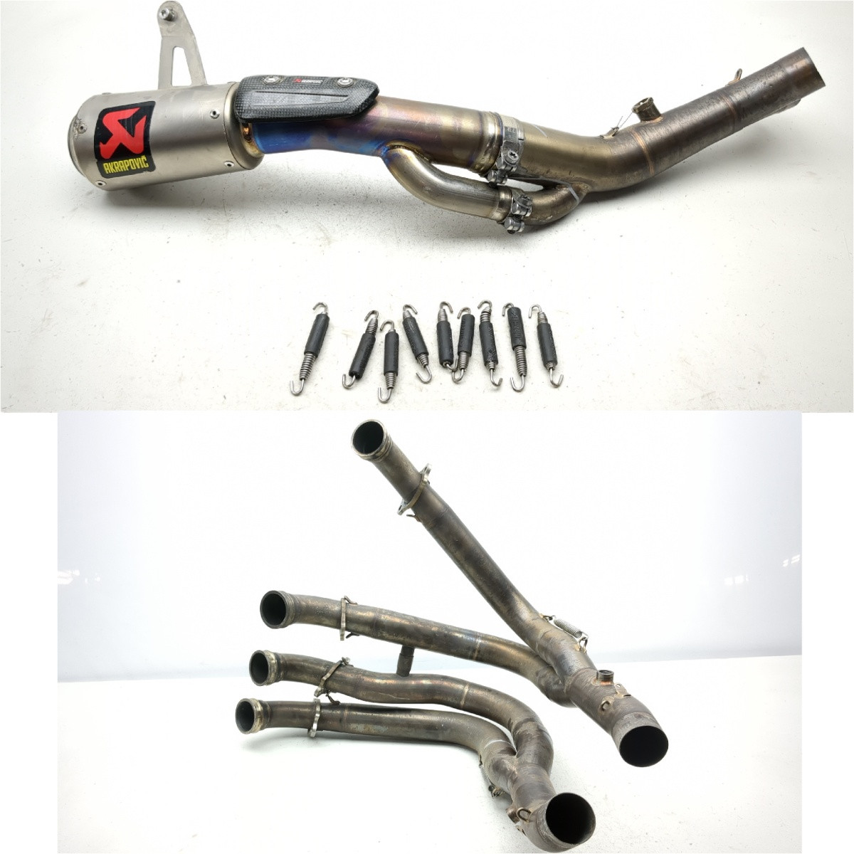 15-18 BMW S1000RR Akropovic Full Exhaust Muffler Silencer Cans