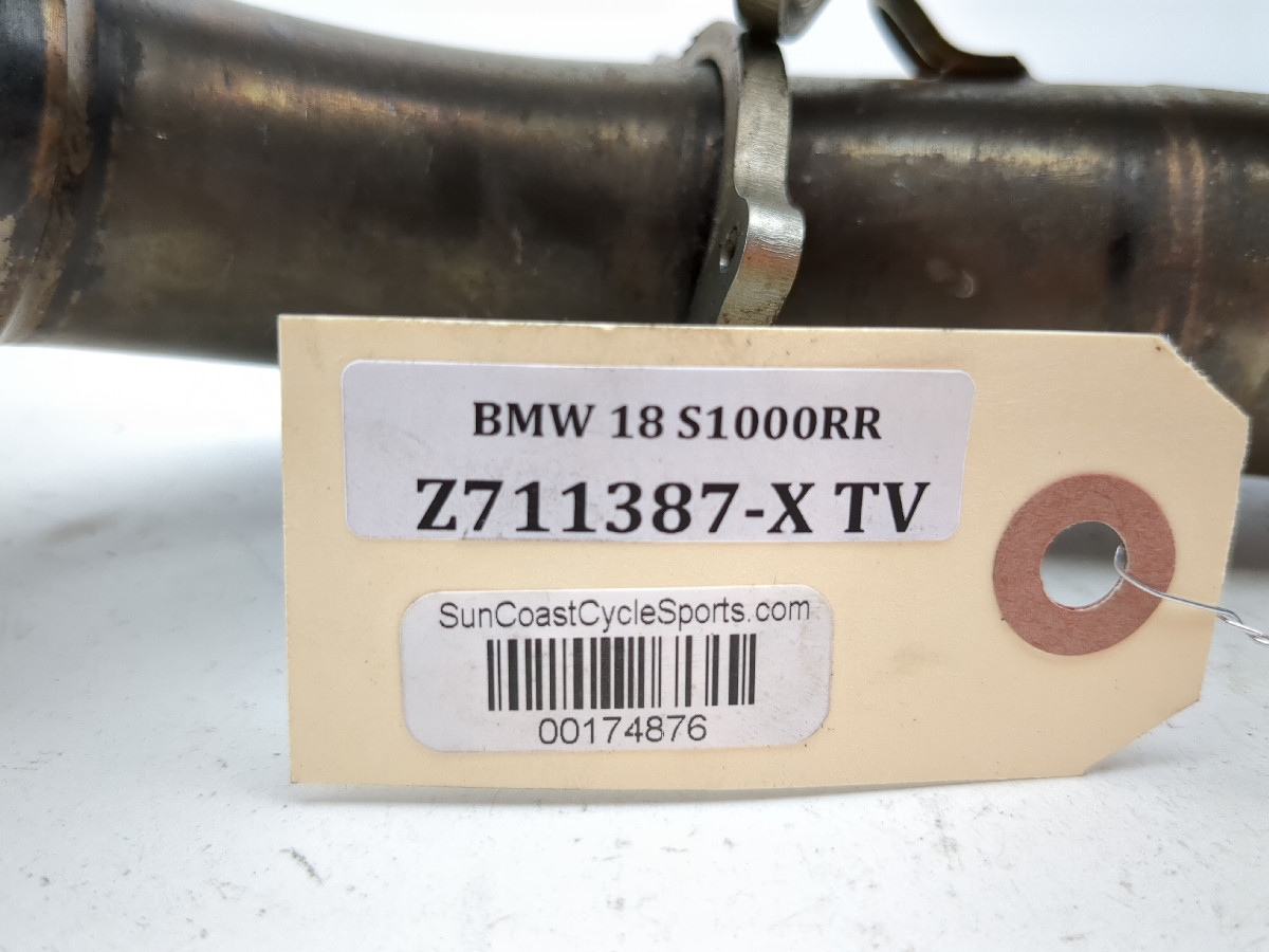 15-18 BMW S1000RR Akropovic Full Exhaust Muffler Silencer Cans
