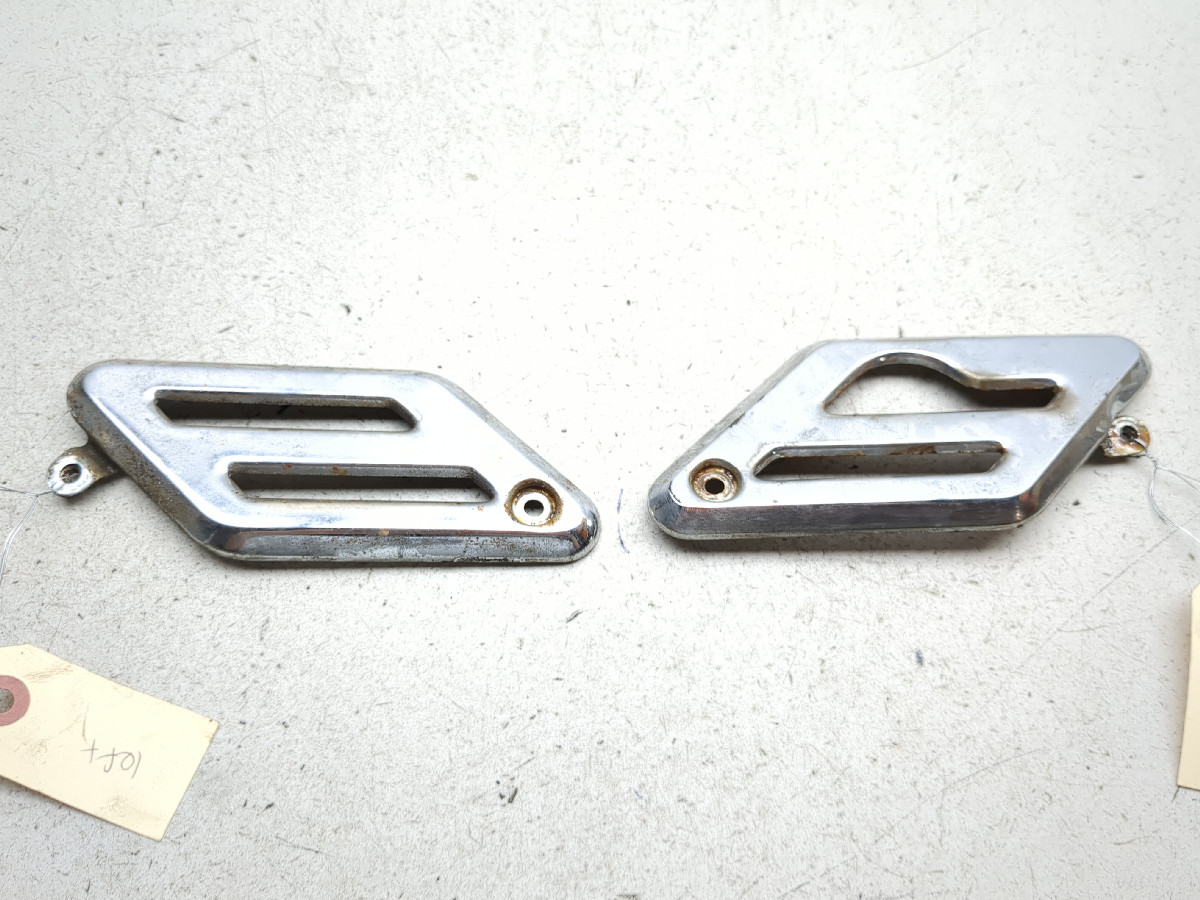 ★ triumph0303★ 04-09 Triumph Rocket 3 III Heel Guards Set Pair - Sun Coast Cycle