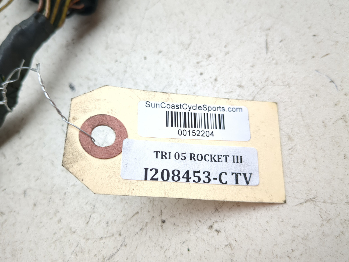 04-09 Triumph Rocket 3 III Injector Sub Wire Wiring Harness - Sun