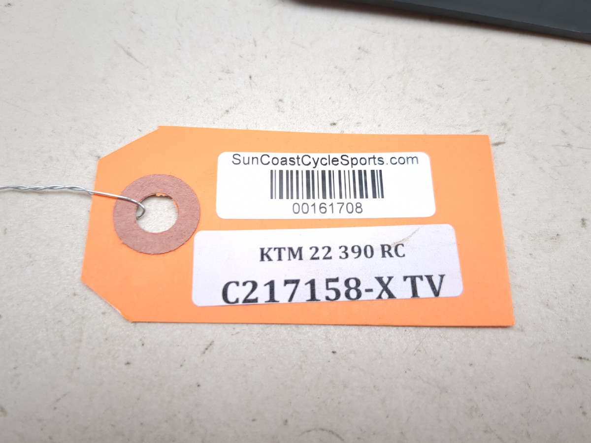 22-25 KTM 390 RC License Plate Tag Mount Bracket Holder