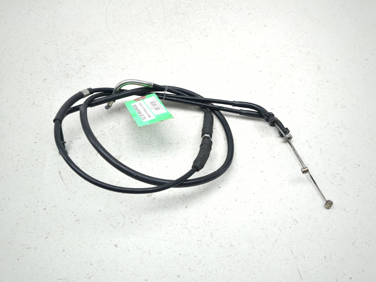 とっとこ 13-18 Kawasaki ZX 636 ZX6R Servo Motor Exhaust Cables - Sun Coast