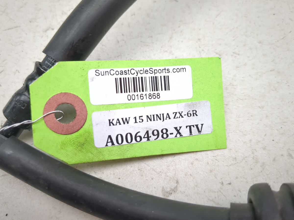 13-18 Kawasaki ZX 636 ZX6R Rear Brake Line Hose - Sun Coast Cycle
