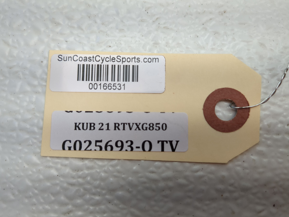 18-25 Kubota RTV XG850 Sidekick CVT Clutch Outlet Hose Duct K7811