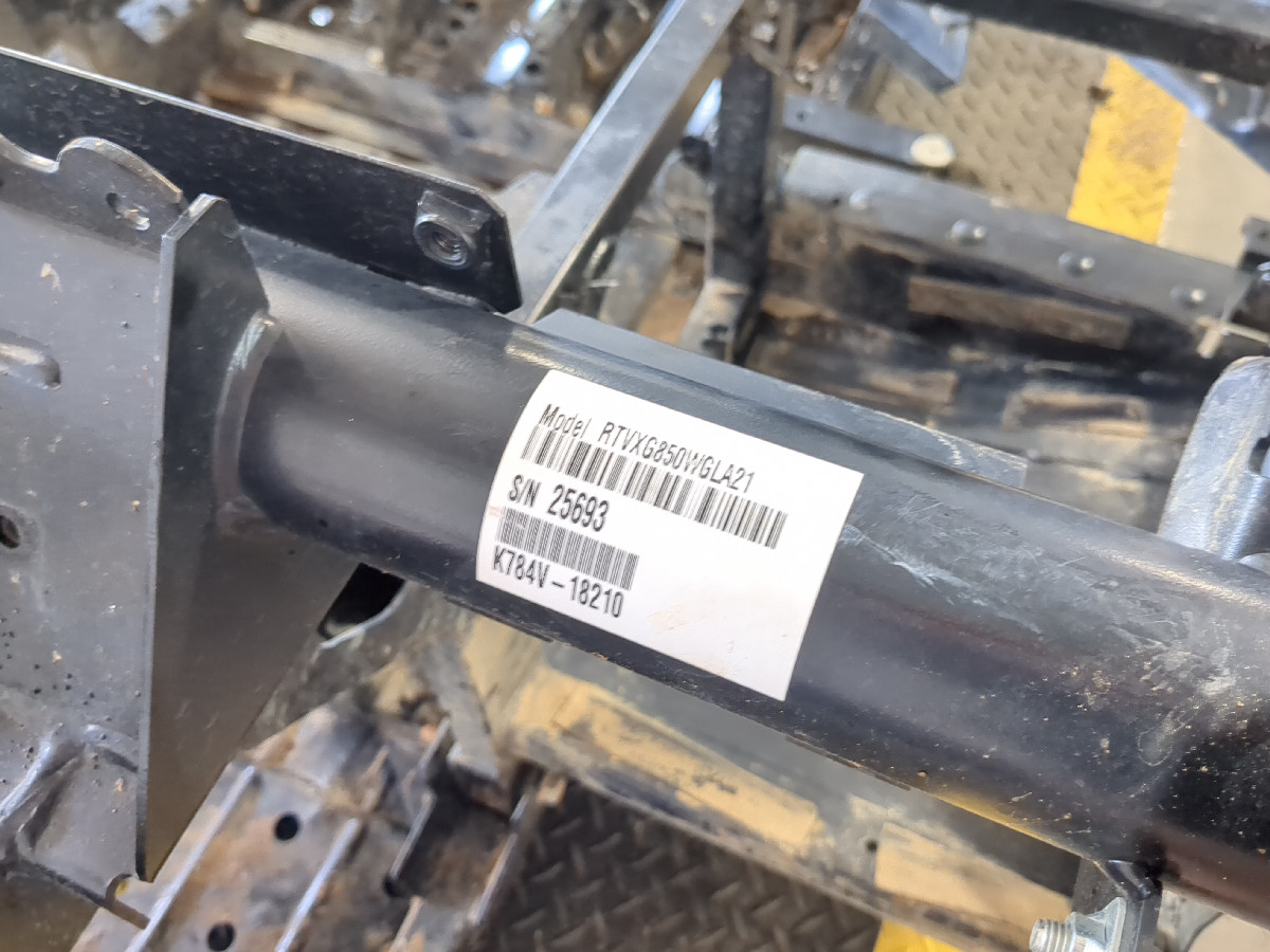 18-25 Kubota RTV XG850 Sidekick Main Frame Chassis STRAIGHT BOS