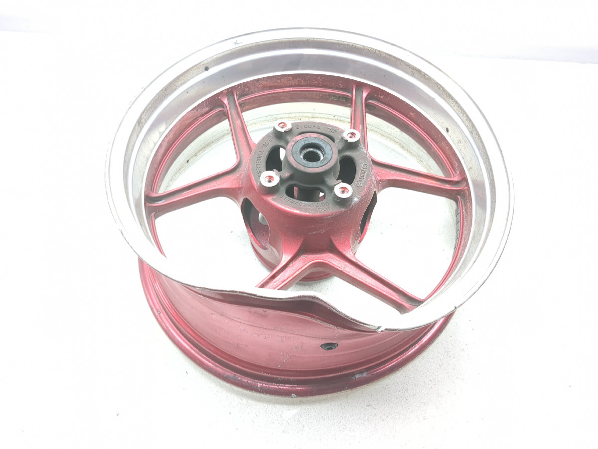 06 07 Kawasaki Ninja ZX10 ZX10R Rear Wheel Rim DAMAGED 17x6.00
