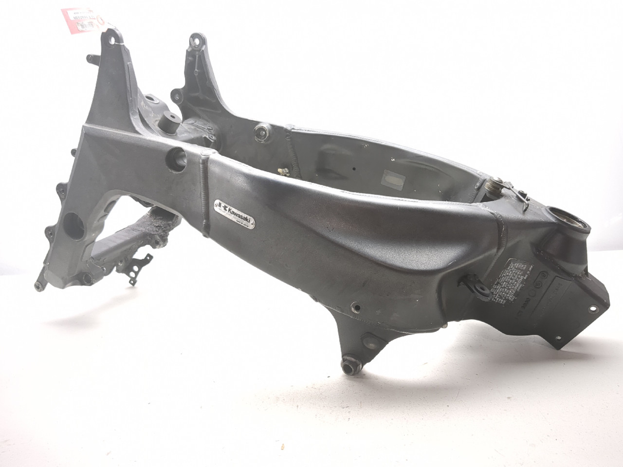 05 06 Kawasaki ZX6 ZX 636 Main Frame Chassis SLVG STRAIGHT