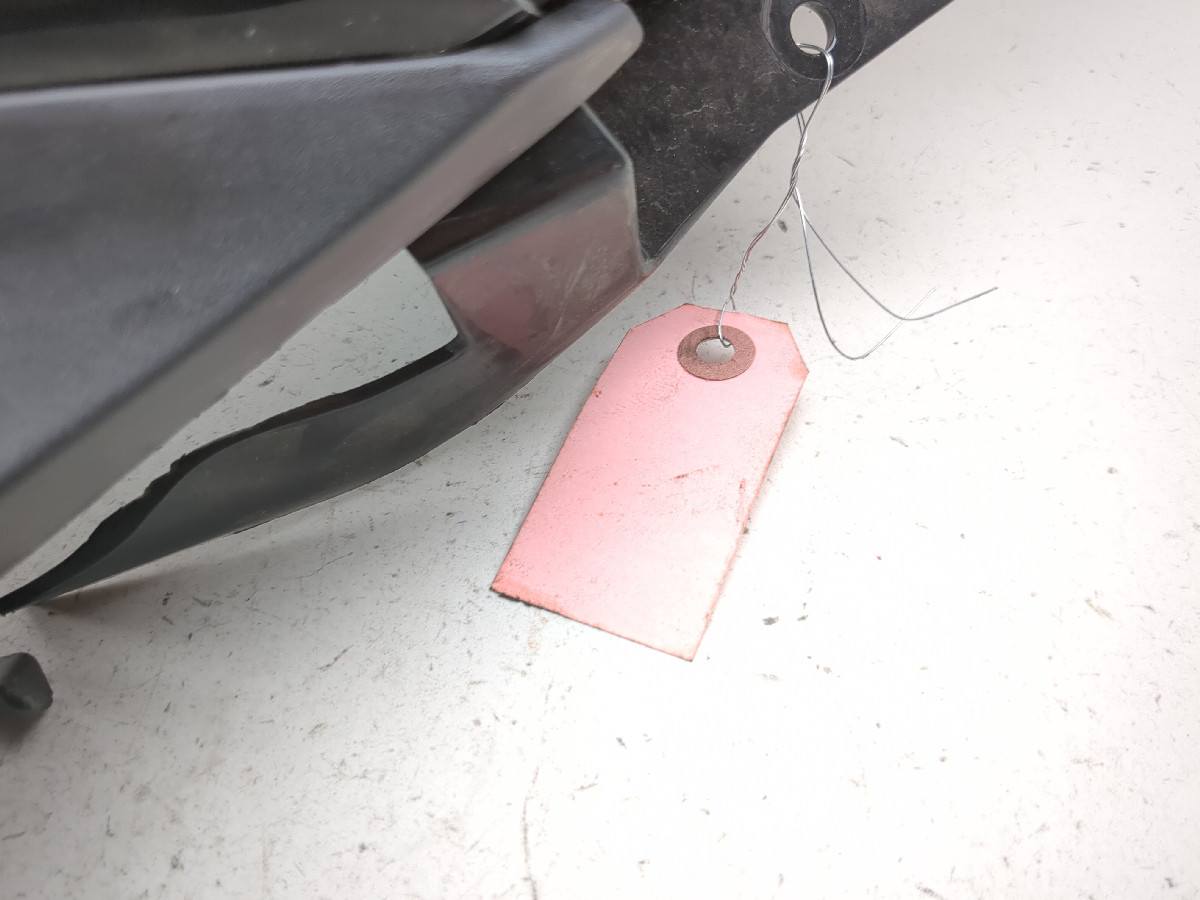 13-17 Kawasaki Ninja 300 EX300 Right Mid Fairing Cover Panel 55028