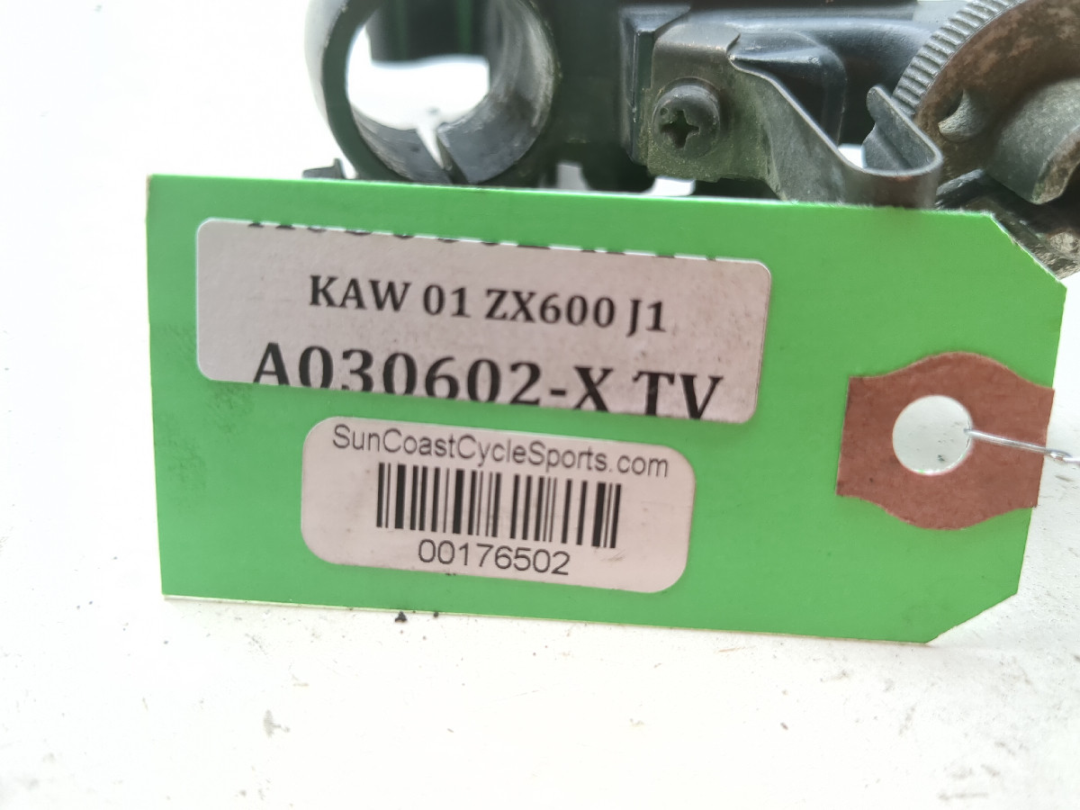 00-02 Kawasaki Ninja ZX6R ZX6 Left Side Clutch Hand Lever Perch