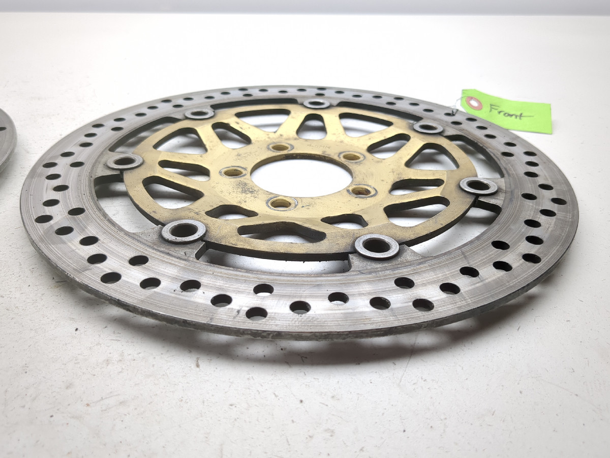 ピカピカ様 00-02 Kawasaki Ninja ZX6R ZX6 Front Disc Brake Rotors - Sun Coast