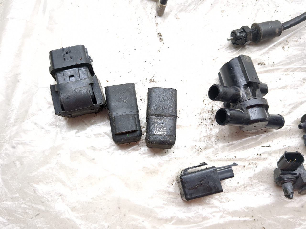 12-21 Kawasaki Ninja ZX14 Relay Set Air Valve Tip Over Brake