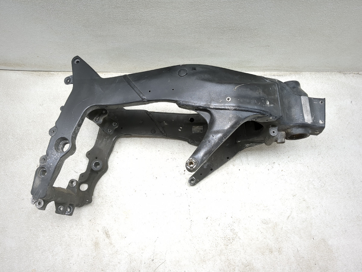 07 08 Kawasaki ZX6R ZX 636 Main Frame Chassis SLVG STRAIGHT - Sun