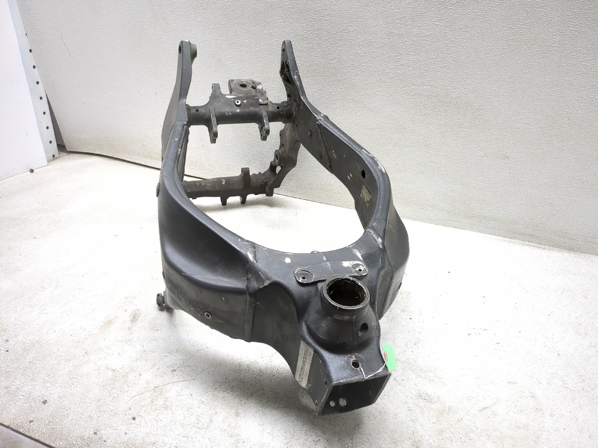 07 08 Kawasaki ZX6R ZX 636 Main Frame Chassis SLVG STRAIGHT - Sun