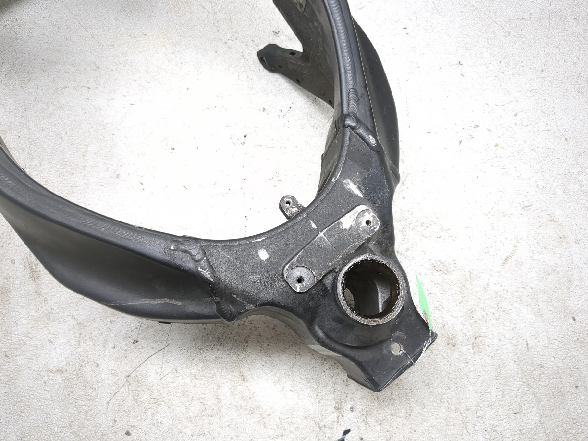 07 08 Kawasaki ZX6R ZX 636 Main Frame Chassis SLVG STRAIGHT - Sun