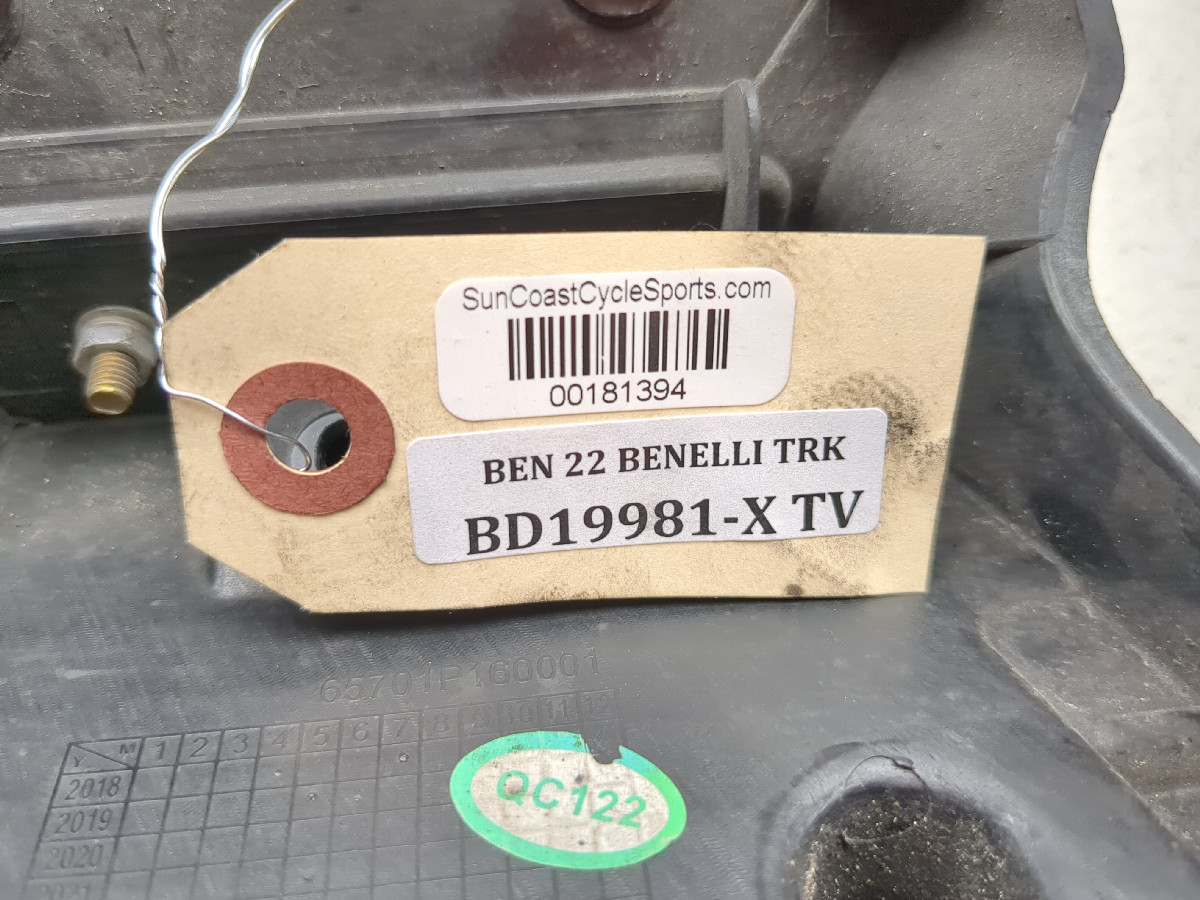 17-25 Benelli TRK 502X Rear License Plate Tag Mount Bracket Holder