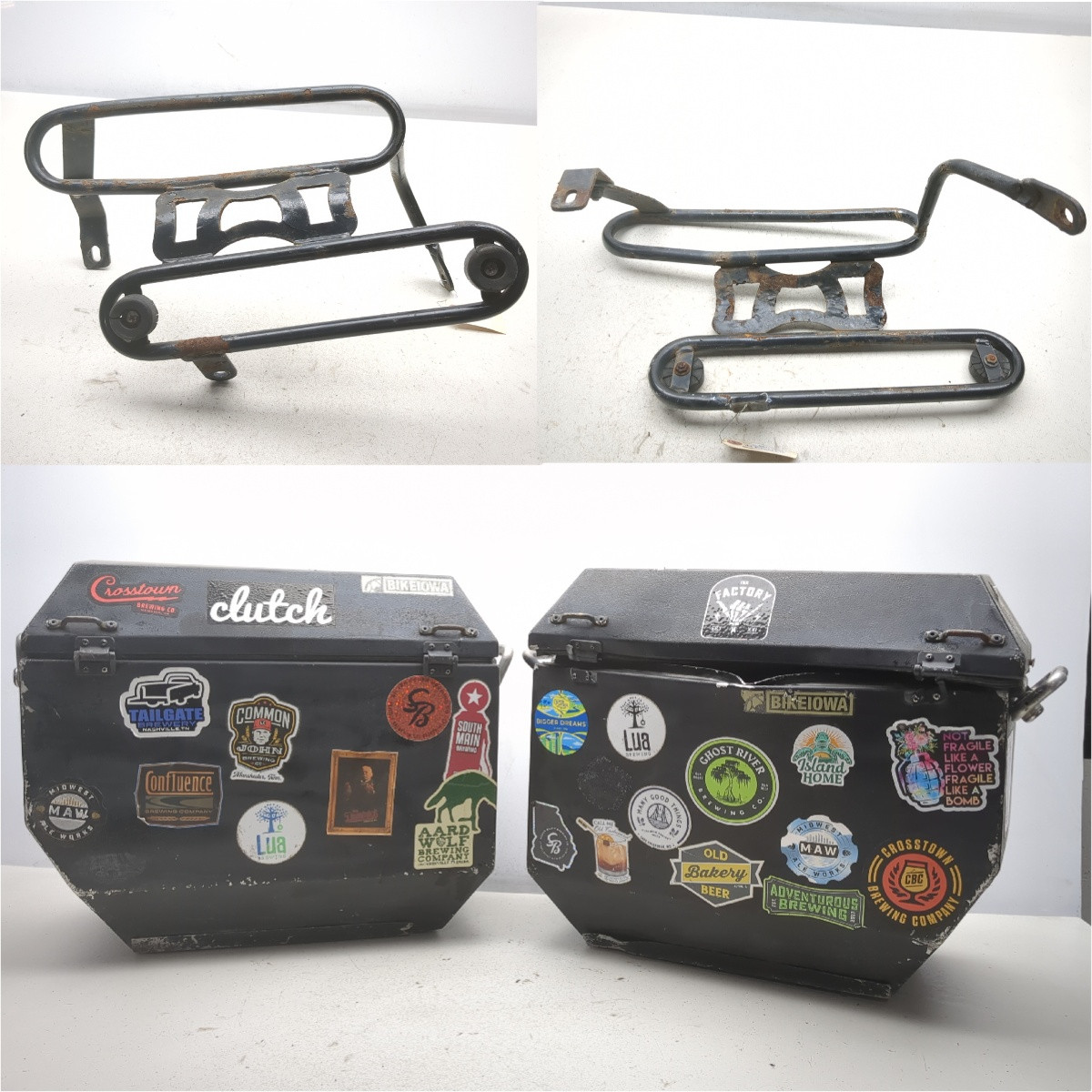 ハーバー　セット 01-12 BMW F650 GS F650GS Jesse Luggage Saddlebag Panniers Cases