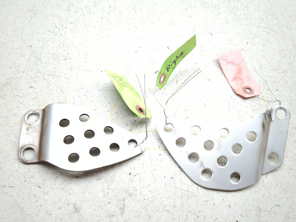 00 01 Kawasaki ZX900E ZX9R Heel Guards Set Pair - Sun Coast Cycle