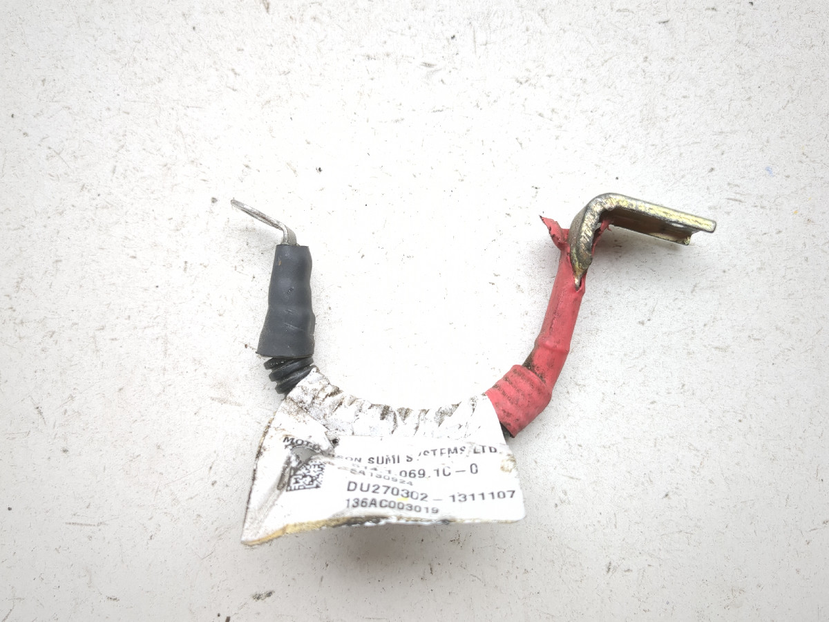 13-15 Ducati Hypermotard 821 Battery Cables With Starter Relay Set