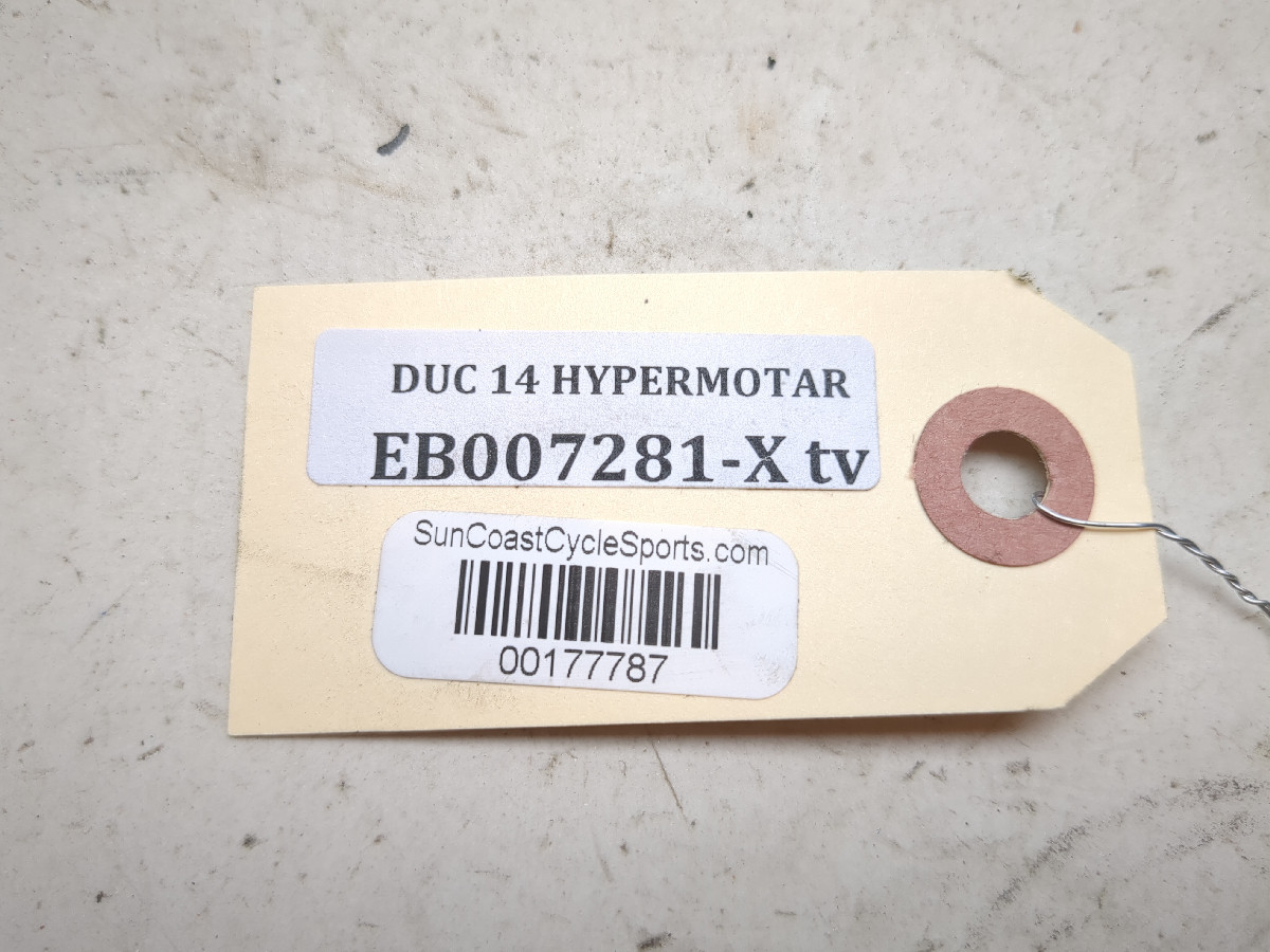 13-15 Ducati Hypermotard 821 Gas Fuel Tank Petrol Reservoir
