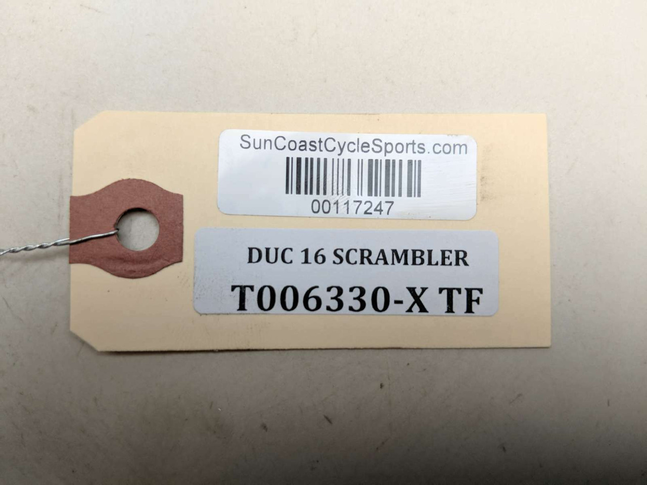 16 Ducati Scrambler Gas Fuel Tank Petrol Reservoir - Sun Coast