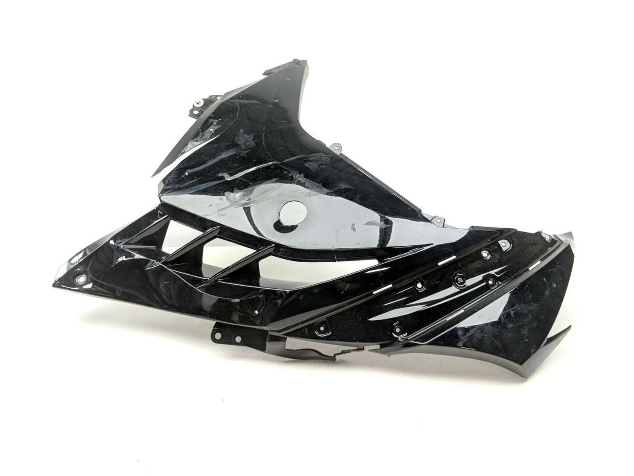 13 Kawasaki Ninja EX300 Left Side Mid Fairing Cover Panel - Sun