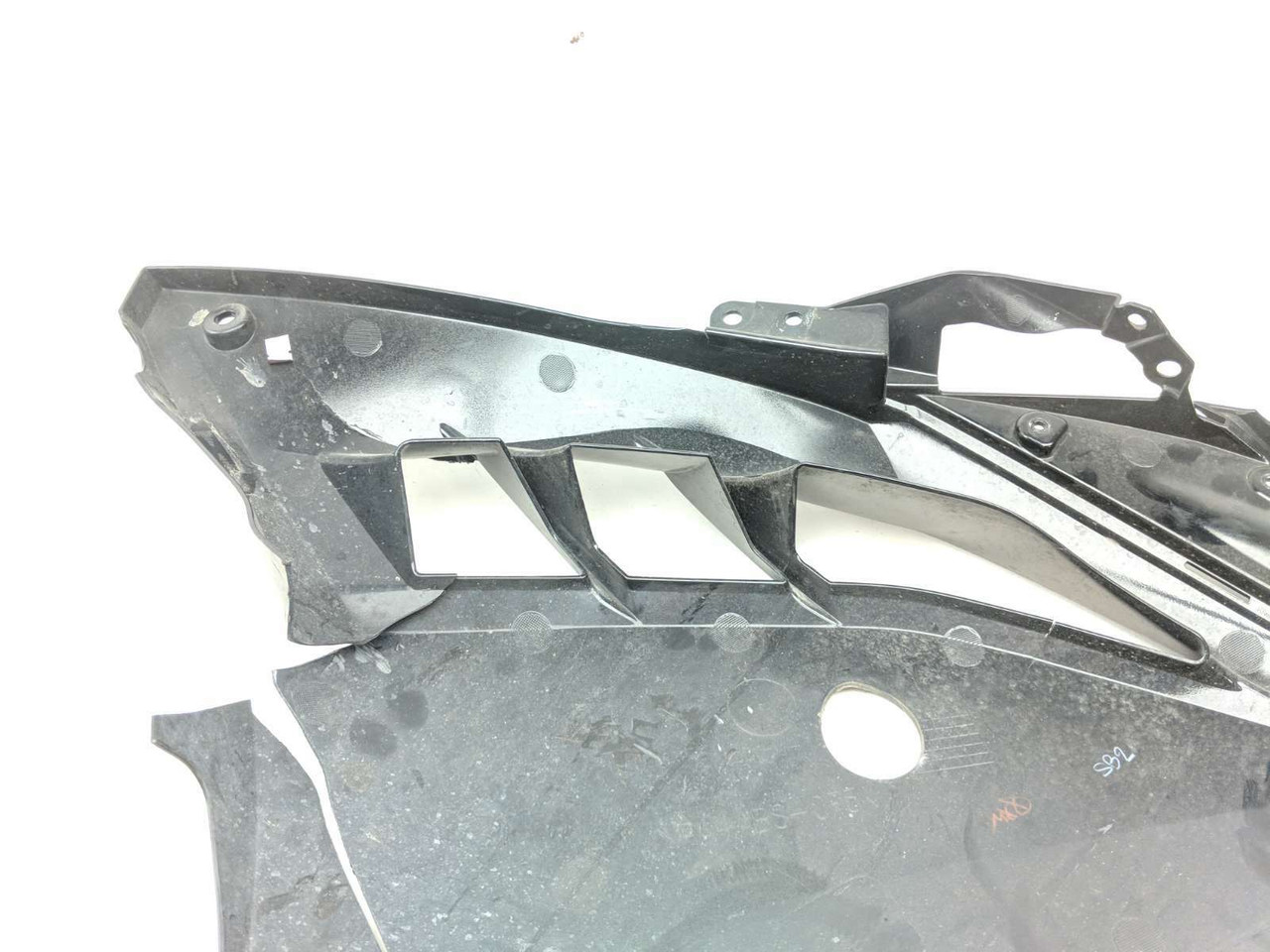 13 Kawasaki Ninja EX300 Left Side Mid Fairing Cover Panel - Sun