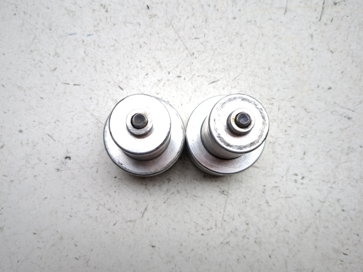 00-02 Kawasaki Ninja ZX6R ZX6 Front Frame Sliders Set Pair - Sun