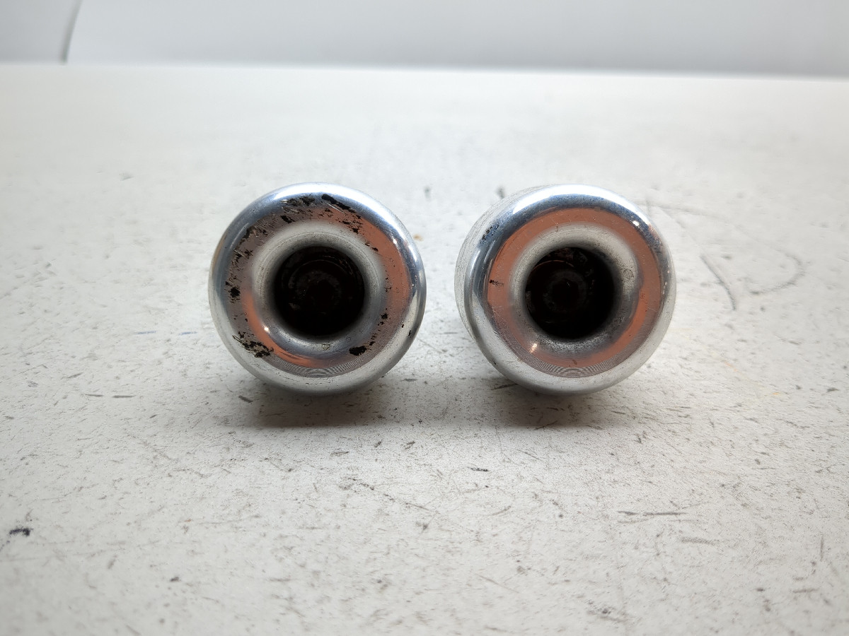 00-02 Kawasaki Ninja ZX6R ZX6 Front Frame Sliders Set Pair - Sun
