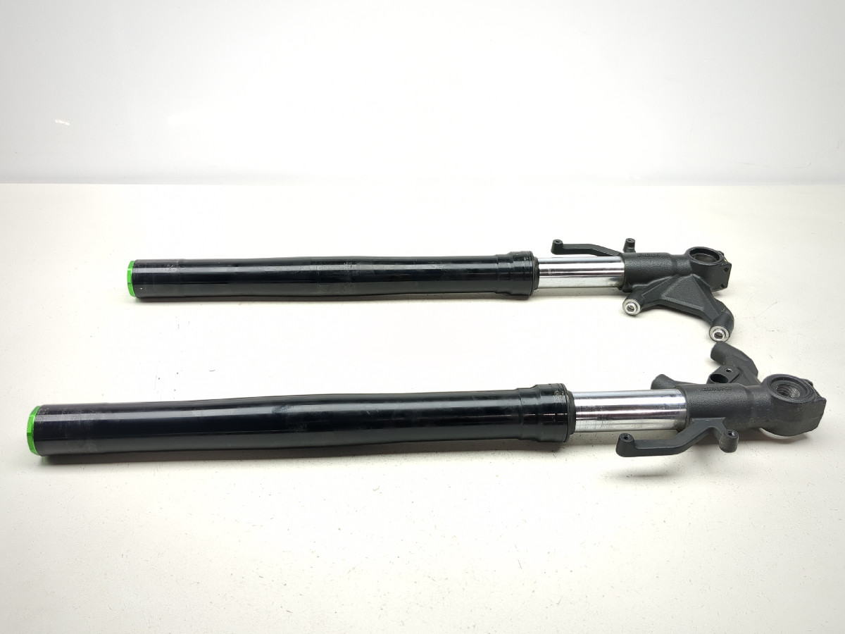 13-18 Kawasaki ZX 636 ZX6R Front Forks Suspension Set STRAIGHT