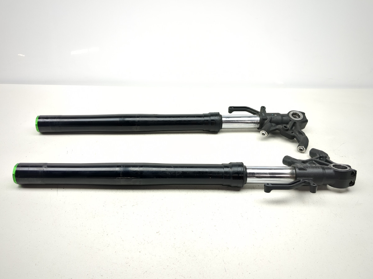 13-18 Kawasaki ZX 636 ZX6R Front Forks Suspension Set STRAIGHT