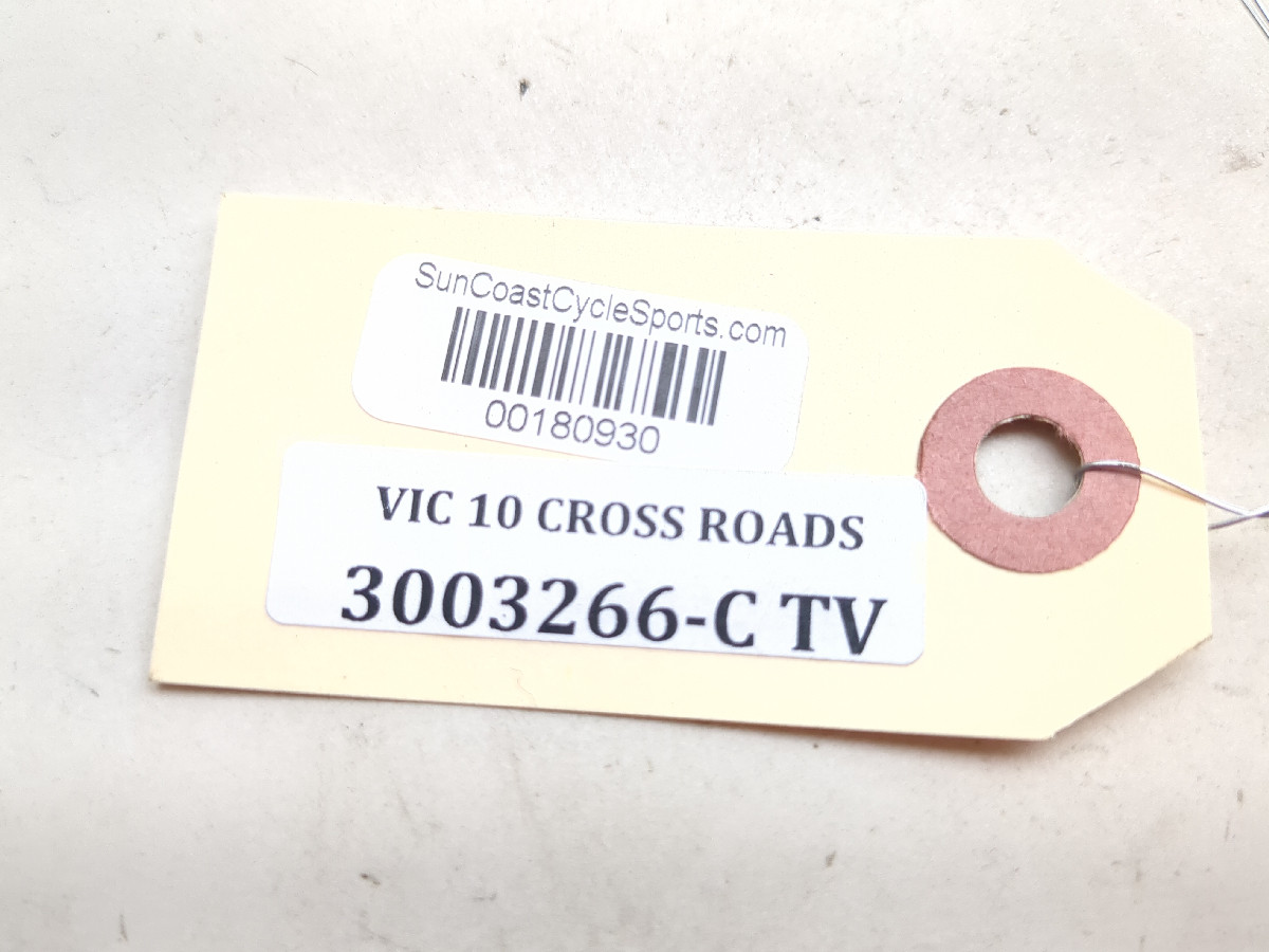 10-14 Victory Cross Roads Ignition Switch Chrome Cover Panel - Sun