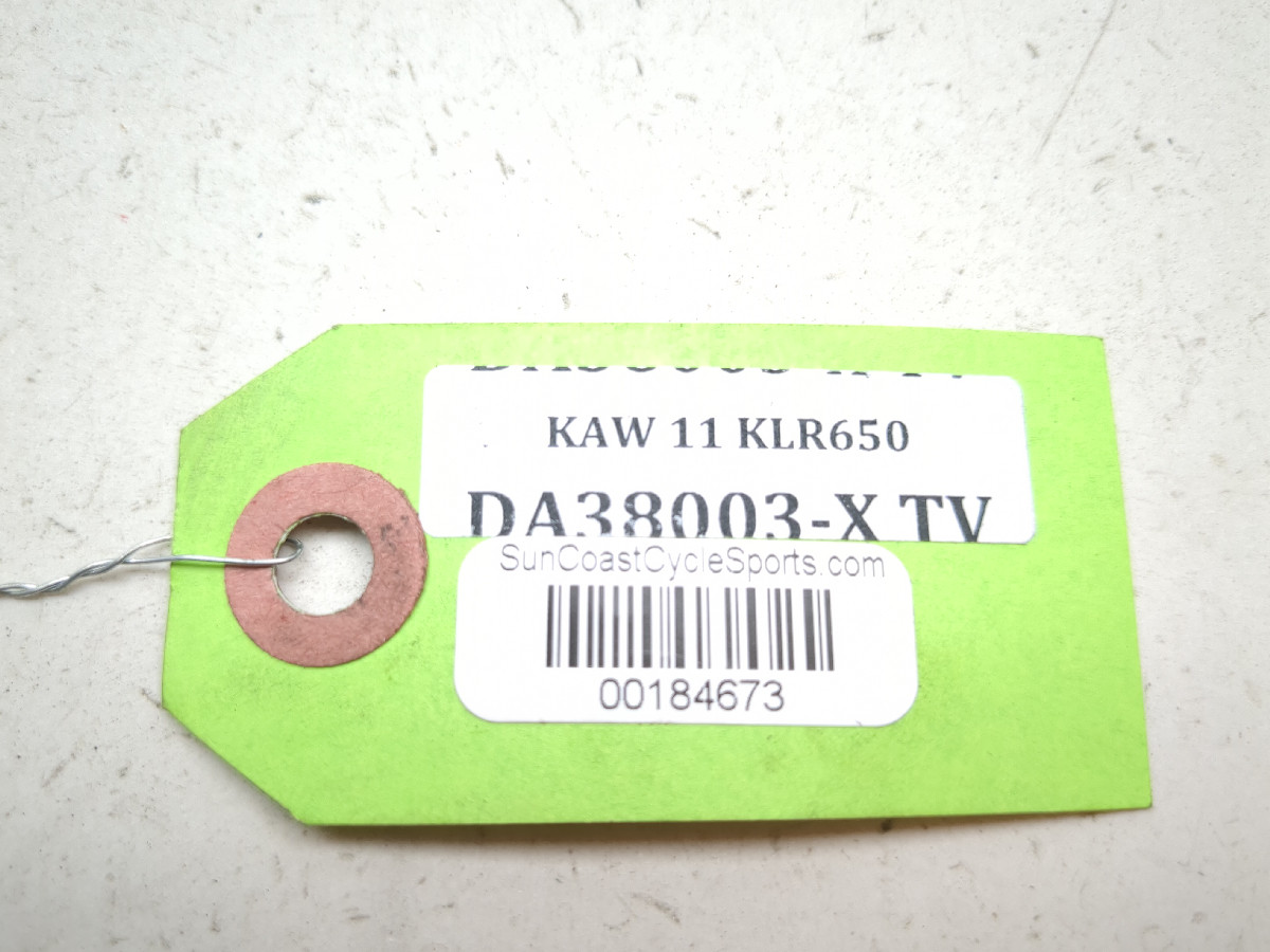 08-18 Kawasaki KLR 650 Rear Wheel Fender Splash Guard Flap 35019