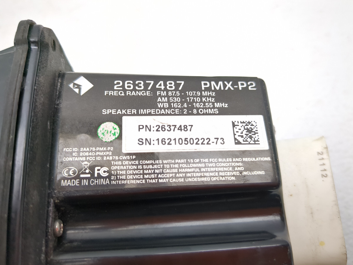 3個セット 21-24 Polaris Slingshot S PMX-P2 Radio Display Head Unit 2637487