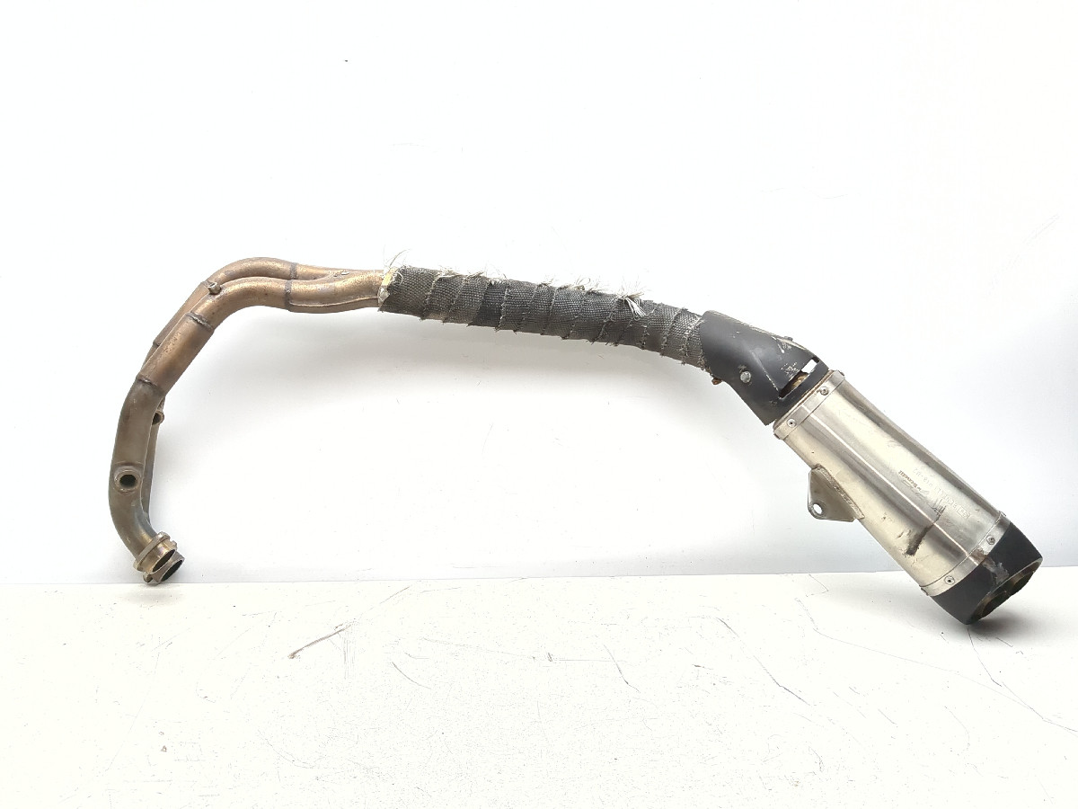 21-23 Benelli Leoncino 500 Full Exhaust Header Pipe Muffler - Sun