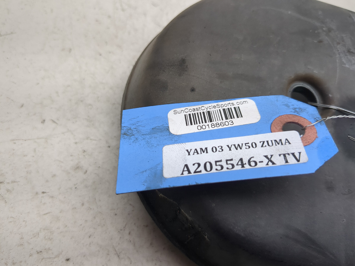 パーツ Ykuma 02-08 Yamaha Zuma YW50 CVT Clutch Cover Panel - Sun Coast Cycle