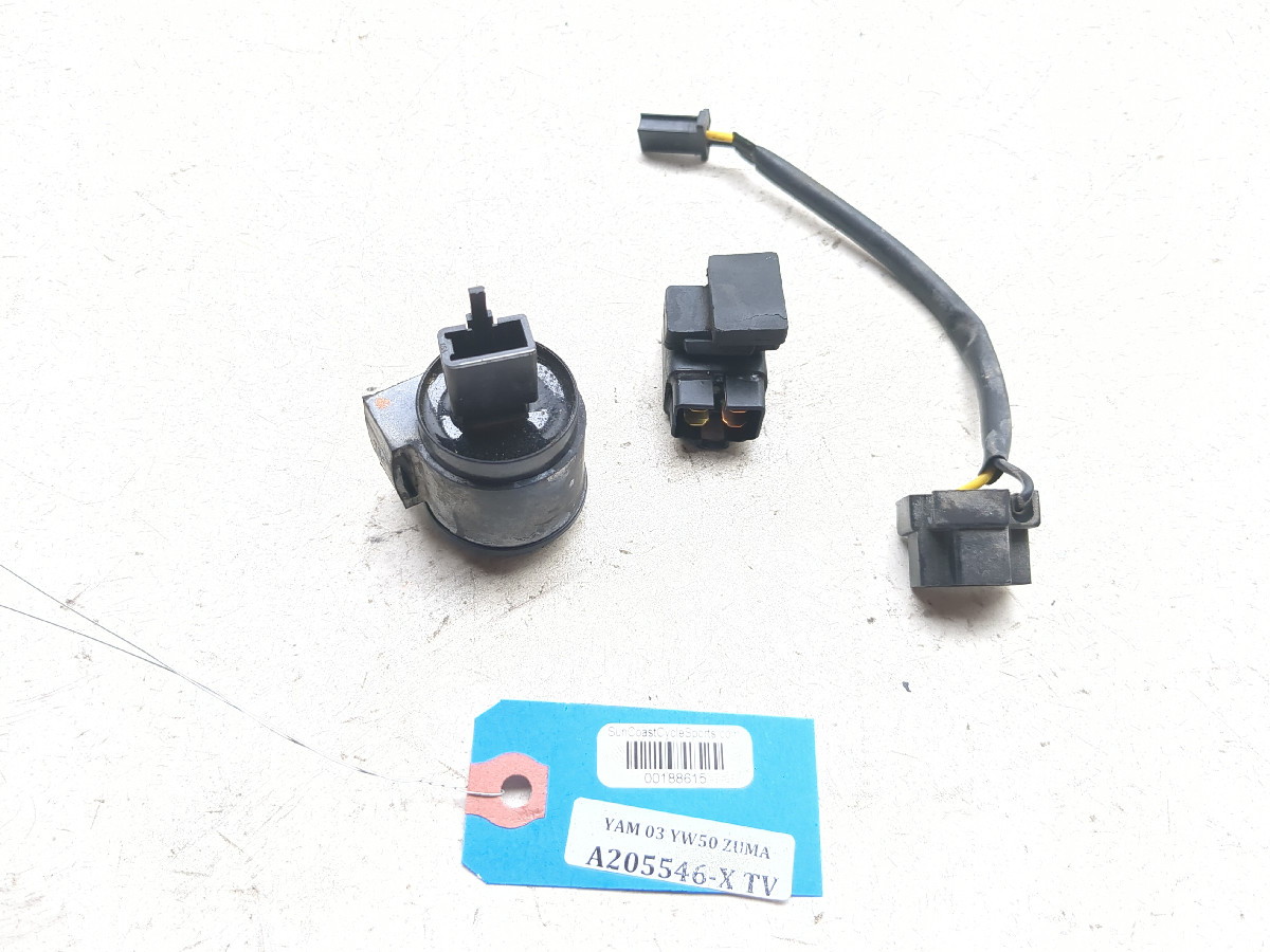 02-08 Yamaha Zuma YW50 Relay Set Flasher 4WX-00 - Sun Coast Cycle