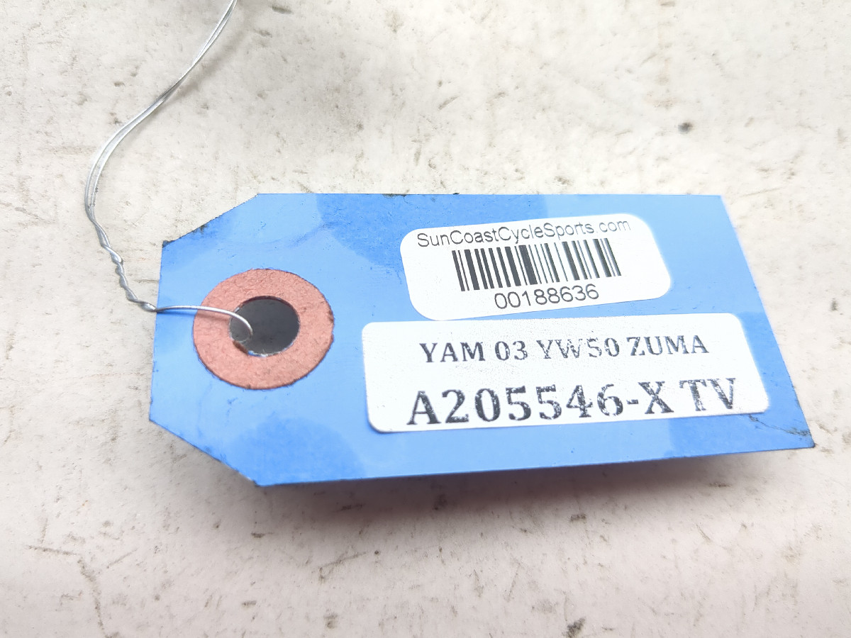 02-08 Yamaha Zuma YW50 Front Left Rearview Mirror - Sun Coast