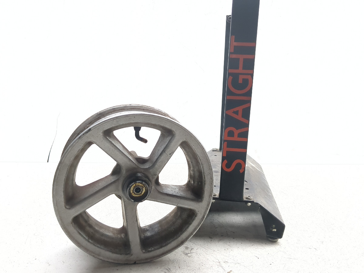 02-08 Yamaha Zuma YW50 Front Wheel Rim STRAIGHT 10x3.50 - Sun