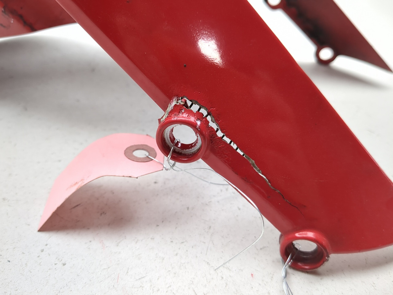 DUCATI MONSTER レッドパーツ 3点セット 10-14 Ducati Monster 796 Front Wheel Fender 564.307.0745A - Sun