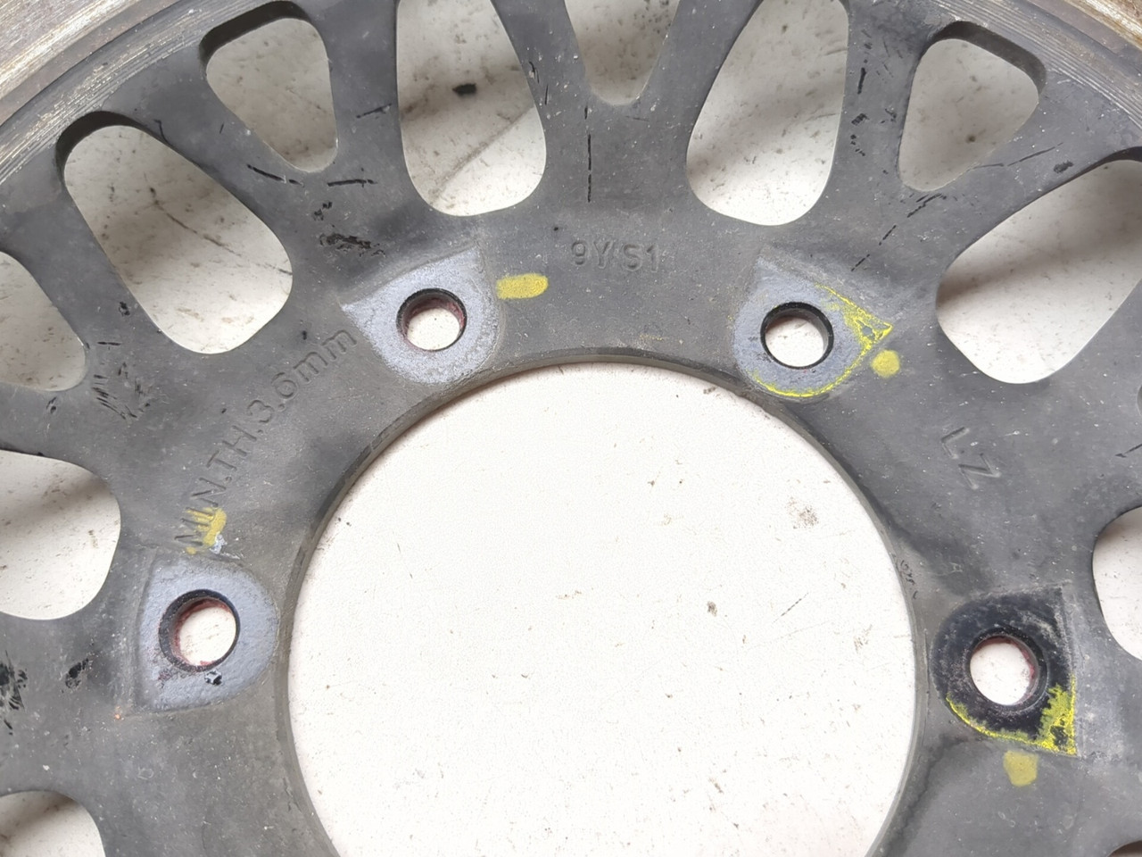 19 20 Moto Guzzi V85 TT Rear Disc Brake Rotor 887448 - Sun Coast