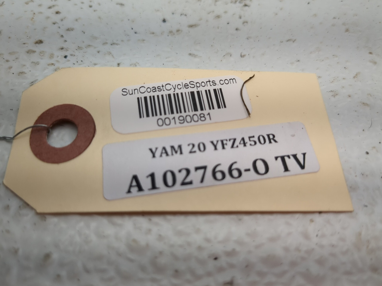 09-25 Yamaha YFZ450R YFZ 450 Main Frame Chassis STRAIGHT CLN - Sun