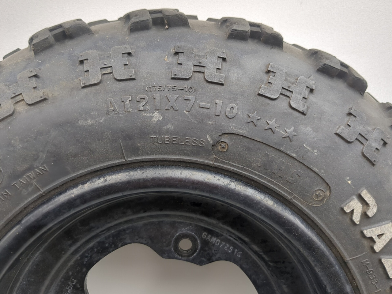 09-25 Yamaha YFZ450R YFZ 450 Front Wheel Tire Set Maxxis Razr2