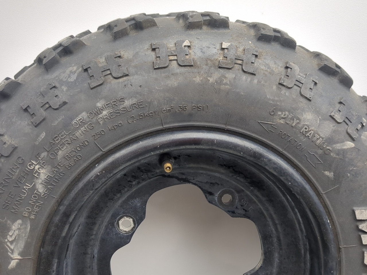 09-25 Yamaha YFZ450R YFZ 450 Front Wheel Tire Set Maxxis Razr2