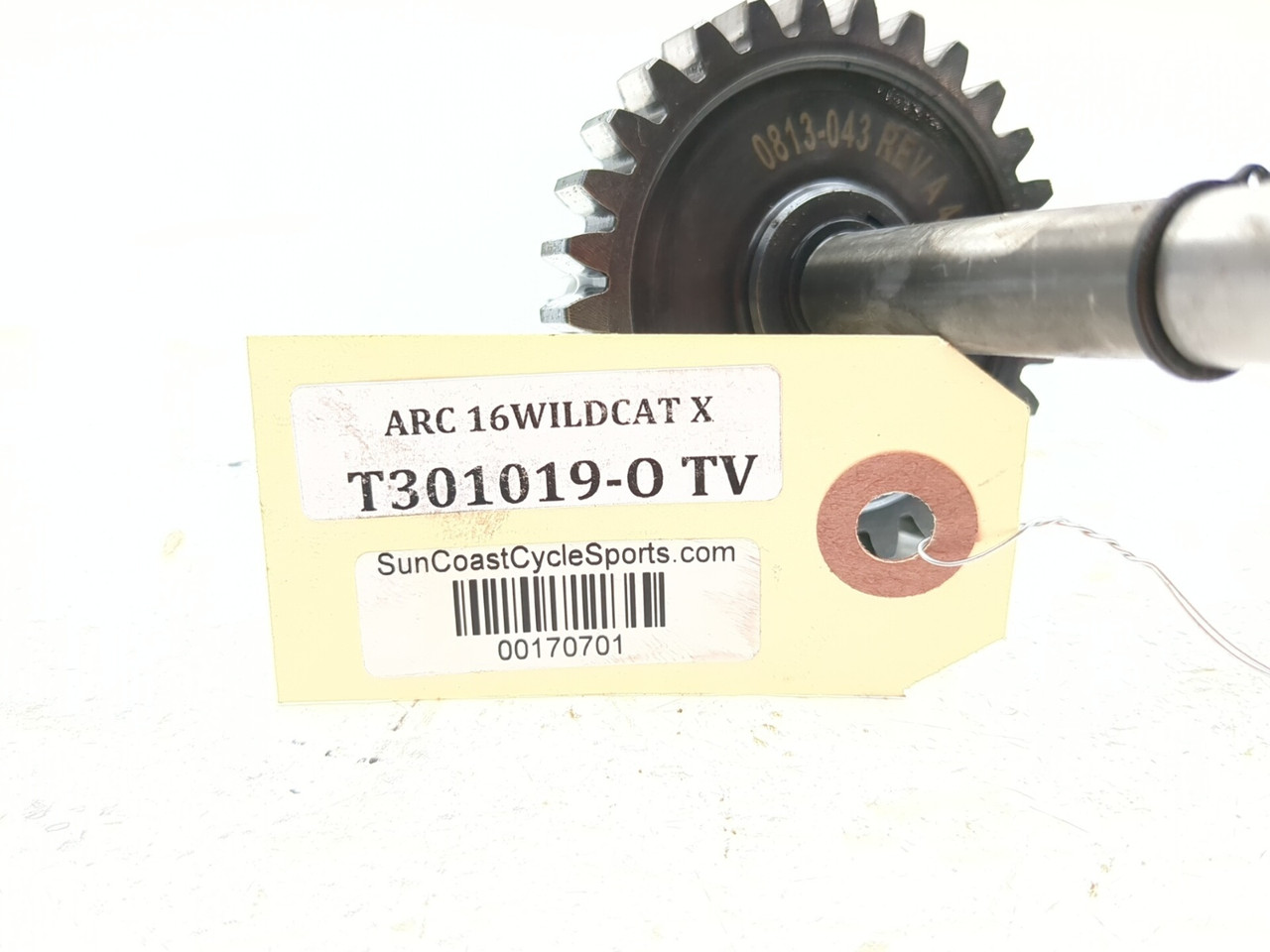 13-17 Arctic Cat Wildcat X1000 Water Pump Shaft With Gear 0813-043