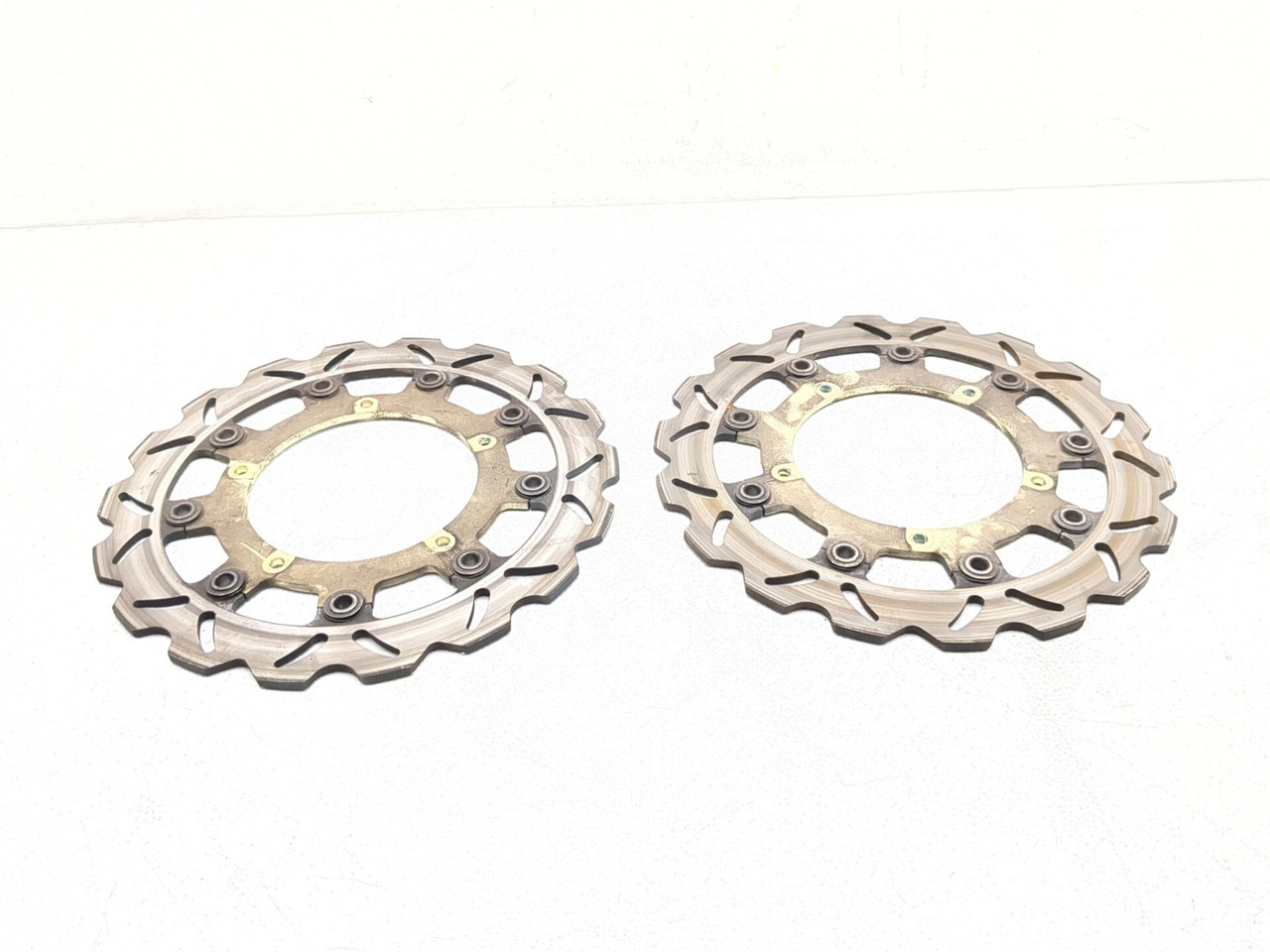 06-08 Yamaha YZF-R6S YZF R6 ARASHI Front Disc Brake Rotor Set