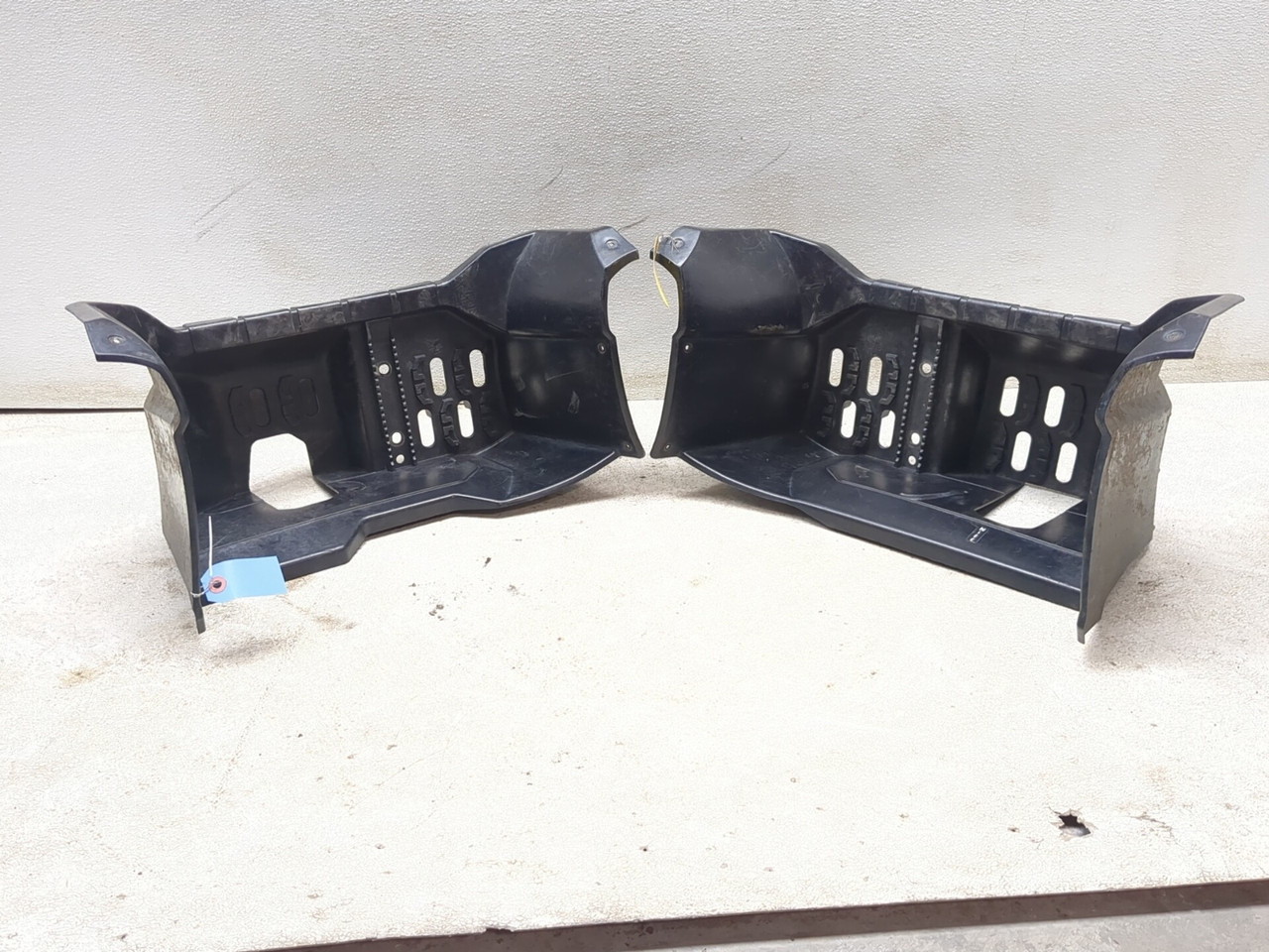 04-08 Yamaha YFM80G Grizzly Front Left Right Floorboard Footwell